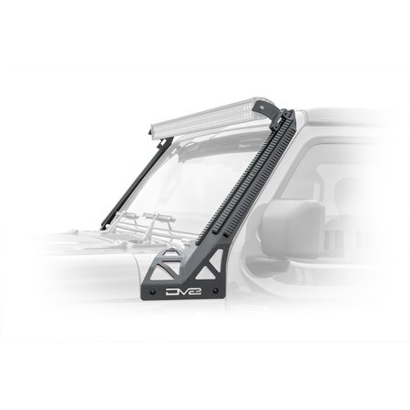 Dv8 Offroad 18 JEEP JL GLADIATOR PICATINNY RAIL A PILLAR LIGHT MOUNT D-JL-190052-PIL